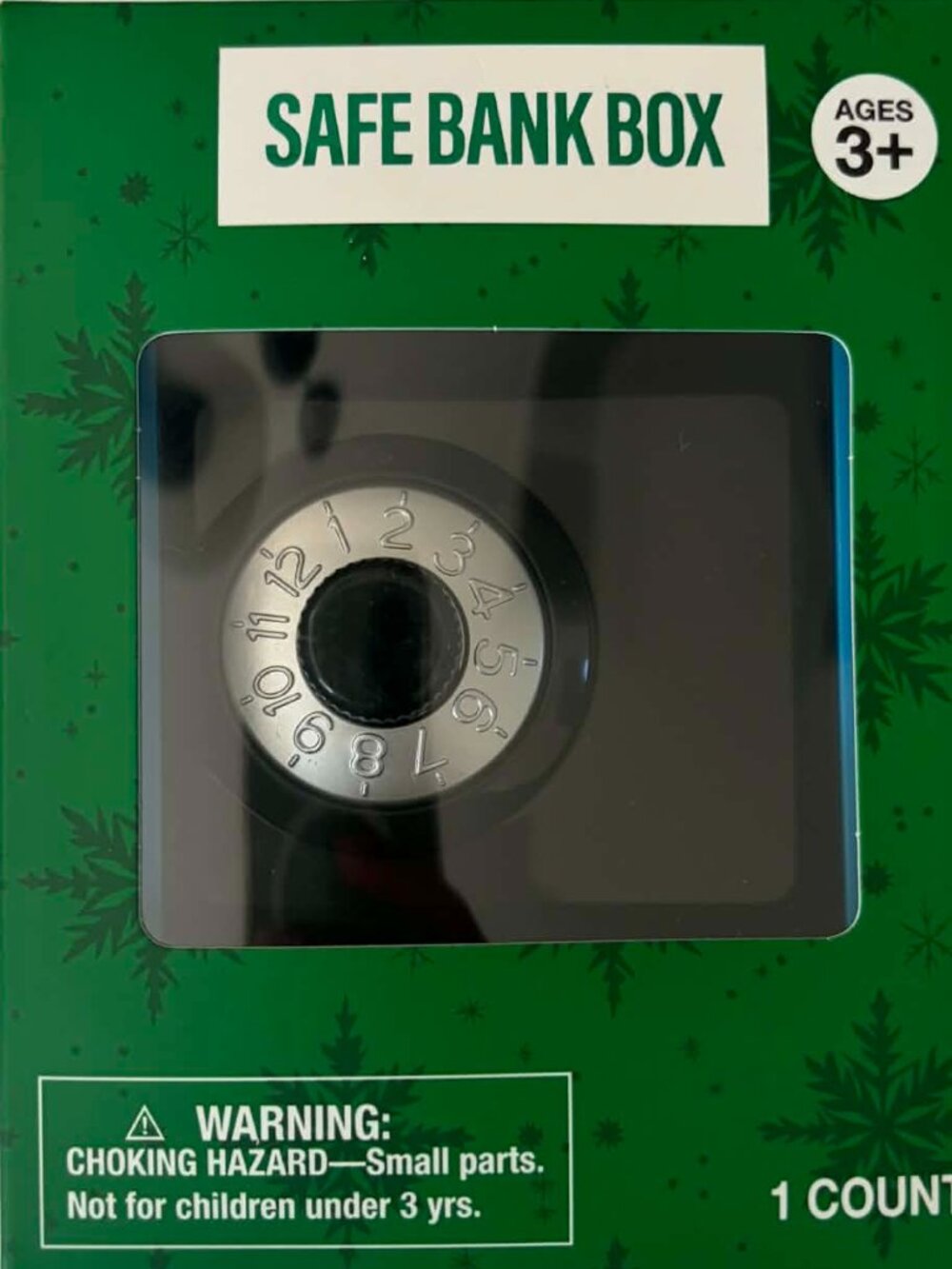 FESTiVE VOiCE™ SAFE BANK BOX This item is a Coded Lock, No Key Needed